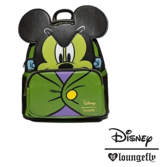 Loungefly Handbags - Mickey Mouse Frankenstein Mickey Cosplay Mini-Backpack Loungefly NEW NWT